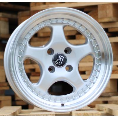 Wheel R14x7  4X100  ET  20  67.1  BK660  Silver+Polished Lip (SP)  For BMW  (R)