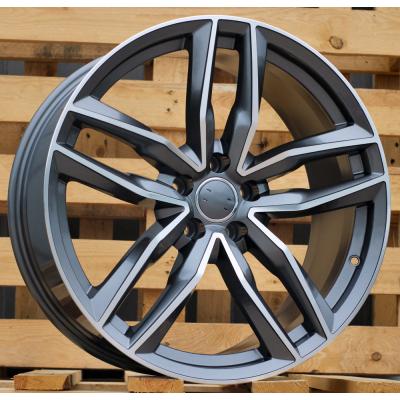 Wheel R16x7  5X112  ET  39  66.5  BK690  (A5215)  Grey Polished (MG)  For AUD  (P+L4)