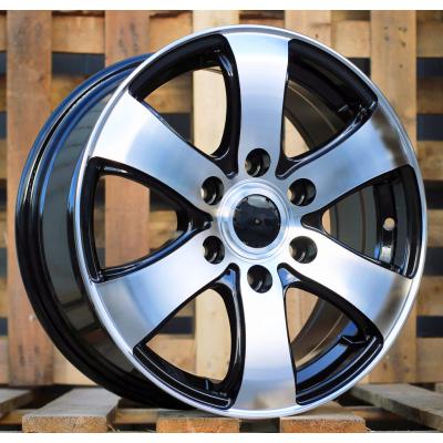 Wheel R16x7  6X130  ET  55  84.1  BK747  Black Polished (MB)  For MER  (K2)  ((max 1400kg))