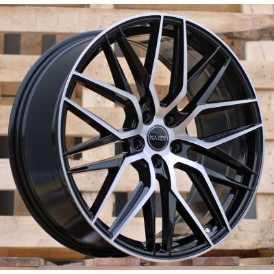 Wheel R19x8.5  5X108  ET  40  67.1  HX035  (B5902)  Black Polished (MB)  For HAXER  (Z7)