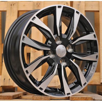Wheel R15x6  4X100  ET  45  60.1  SW301  Black Polished (MB)  For RACIN  (P1)